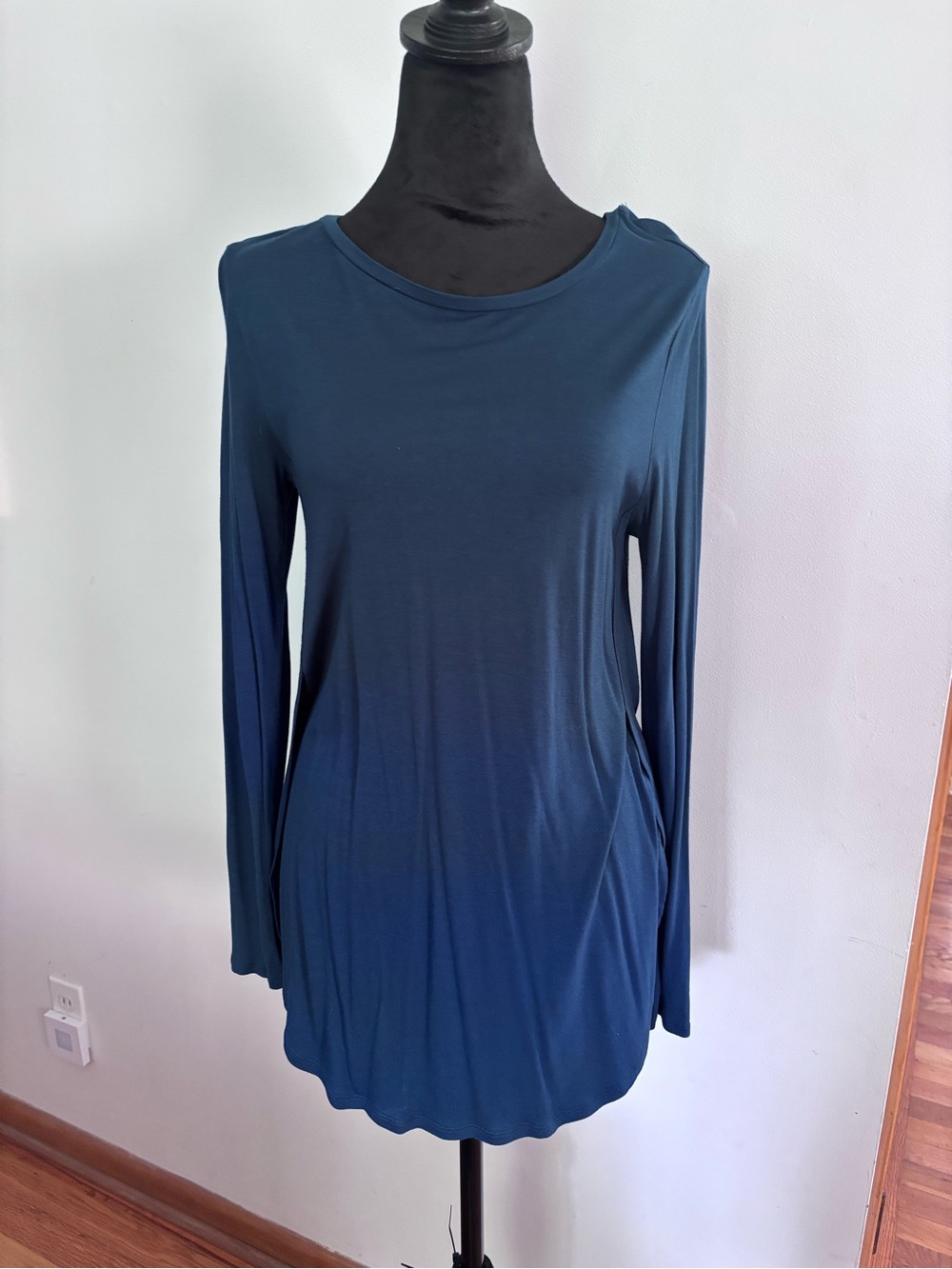 Old Navy Long Sleeve Teal Tunic Top